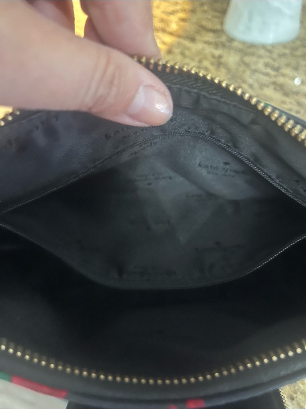 EUC Kate Spade nylon Chelsea Rose Crossbody Bag & Coin Purse - Picture 13 of 14